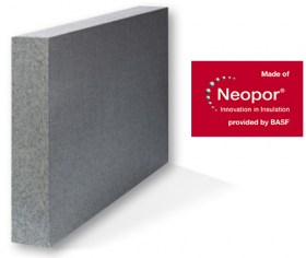 Neopor EPS 80 10cm Γκρί Γραφιτούχα Πολυστερίνη 1,00X0,50m