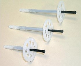 Βύσμα στερέωσης 12cm με πλαστική καρφίδα